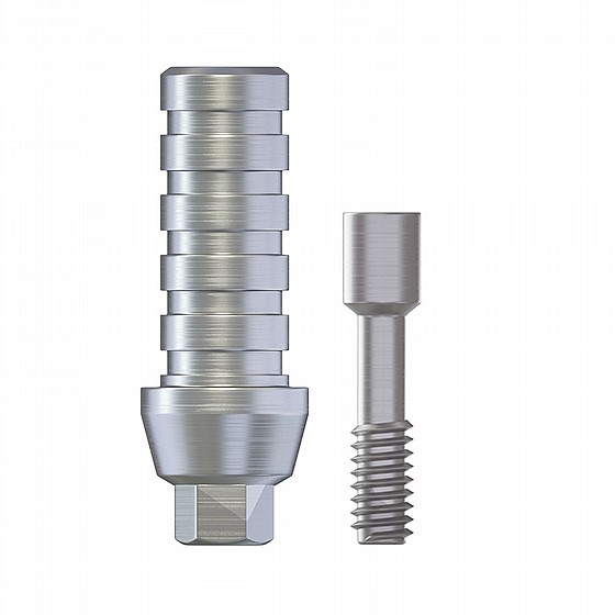 ���� ������� ���� ���� �� ����� ����� 2.42 �"� DSI TEMPORARY TITANIUM ABUTMENT