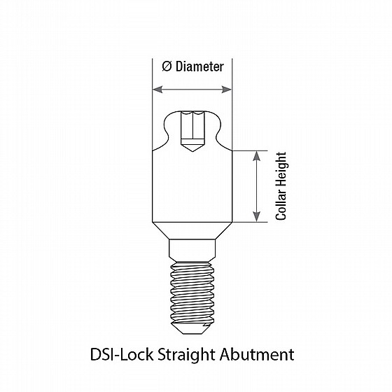���� ��� ������ ������� ��� �� ��� 0.5-6 �"� DSI-LOCK STRAIGHT ATTACHMENT