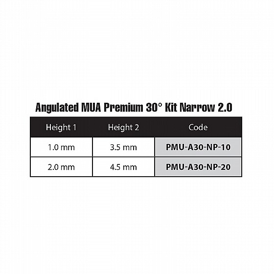 ���� ������ ����� ����� ������ 30� �� ��������� ��� 2.0 �"� DSI ANGULATED MULTI-UNIT SLIM PREMIUM KIT