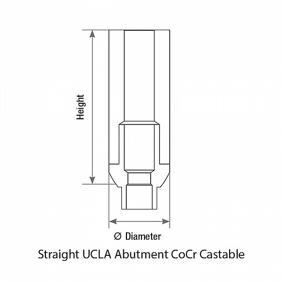 ���� ���� ������ ������ ���� ���� ����� DSI CASTABLE CHROME COBALT BASE ABUTMENT NP ?3.5mm
