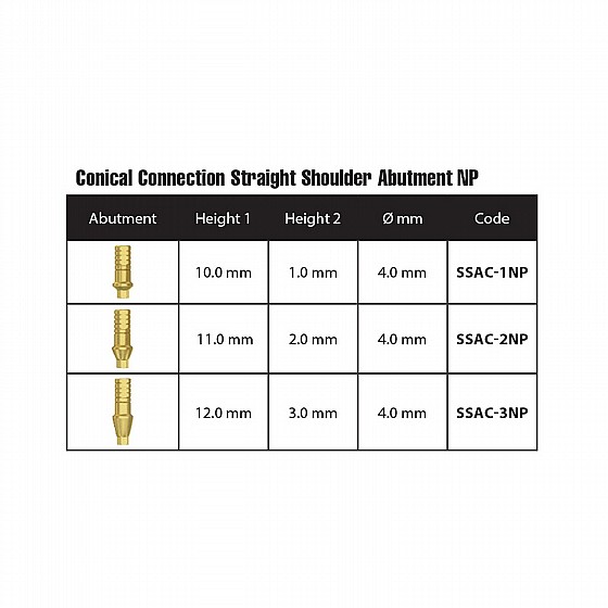 ���� ����� ���� 1-3 �"� DSI SHOULDER ABUTMENT NP ?3.5mm 