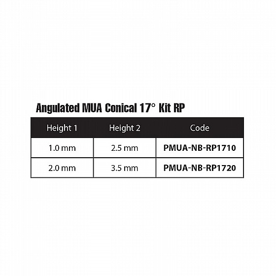 ���� ������ ����� ����� ������ 17� ���� 1-2 �"� DSI PREMIUM ANGULATED 17� MULTI-UNIT RP ?4.3-5.0mm  