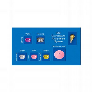 ���� ������ ������ 18� �� ��� ���� 1-4 �"� ���� DSI ANGULATED LOC-IN 18� ATTACHMENT PREMIUM SET NP ?3.5mm