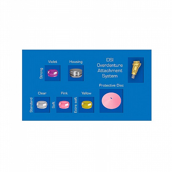 ���� ������ ������ 18� �� ��� ���� 1-3 �"� ���� DSI ANGULATED LOC-IN 18� ATTACHMENT PREMIUM SET RP ?4.3-5.0mm