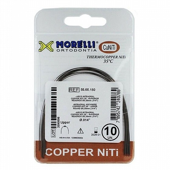 ���� ���� ����� ���� ��� ���� ����� 10 �� Morelli Thermo Copper Heat-Activated CuNiTi Round