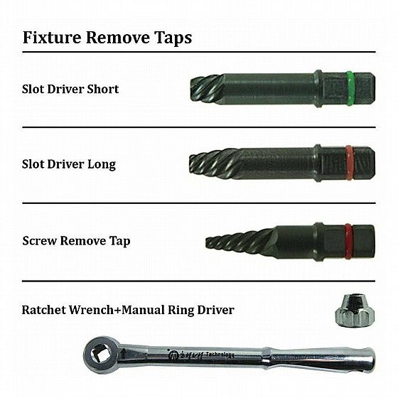 ���� ����� ������ ������ DSI SOS Broken Screw Extractor Total Remove Kit