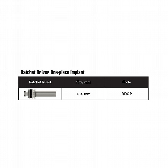 ���� ����� ����� ���-��� DSI Ratchet Driver For One-piece Implant