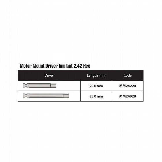 ���� ��� ������ ������ DSI Motor Mount Handpiece Driver For Implant ?2.42mm 