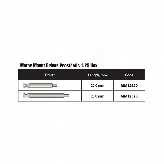 ���� ��� ������ ������ DSI Motor Mount Handpiece Driver For Abutment ?1.25mm 