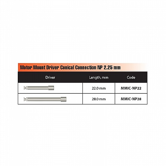 ���� ��� ������ ������ ������ �������� ��� DSI Motor Mount Conical Connection Driver For Implant NP ?3.5mm