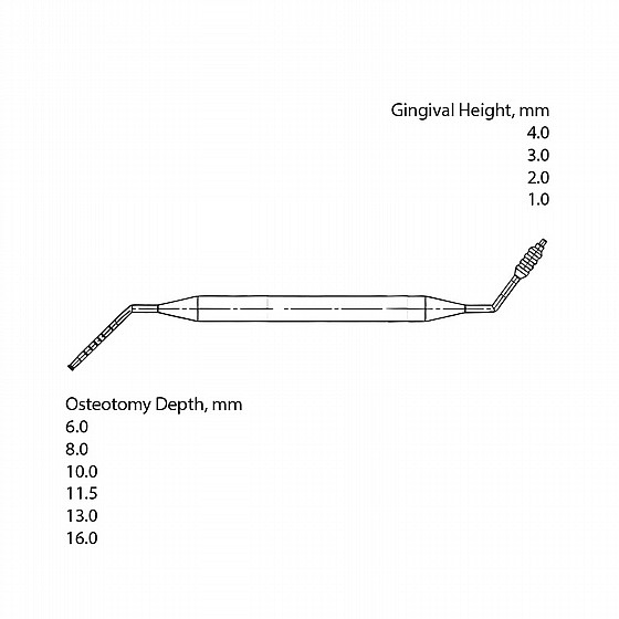 ���� ���� ������� ��-���� DSI Gauge Depth Probe Measuring Tool