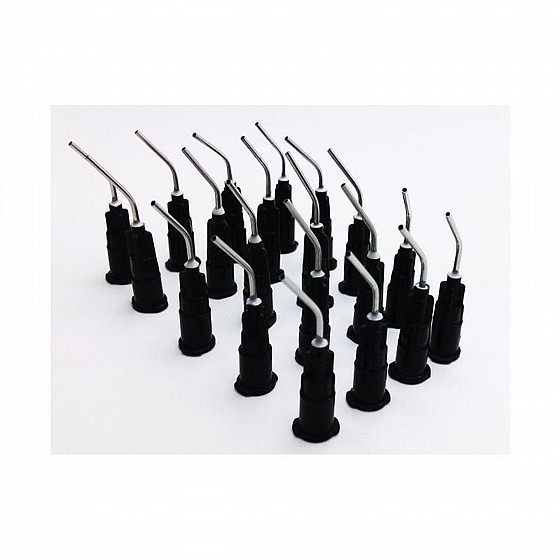 ����� ��� ���� ����� �������� 100 �� Gauge Bent Needle Tips