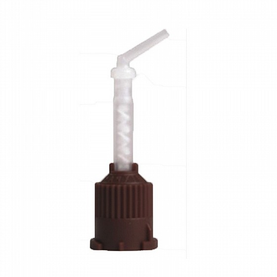 ����� ����� ����� ����� + �� 48 �� Brown Mixing Tips With Intraoral Tips 15mm 1:1 RATIO  