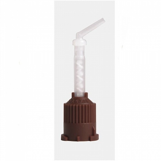 ����� ����� ����� ����� + �� 48 �� Brown Mixing Tips With Intraoral Tips 15mm 1:1 RATIO  