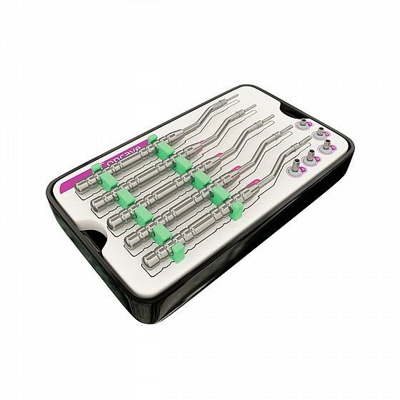���� ����������� ������� ����� ����� 5 �� + ������� DSI SD Osteotome Kit Concave Cupped 