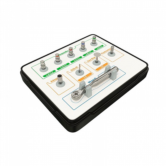 ���� ������ ������ ��� DSI Bone Expander Narrow Ridge Split Drills Kit 