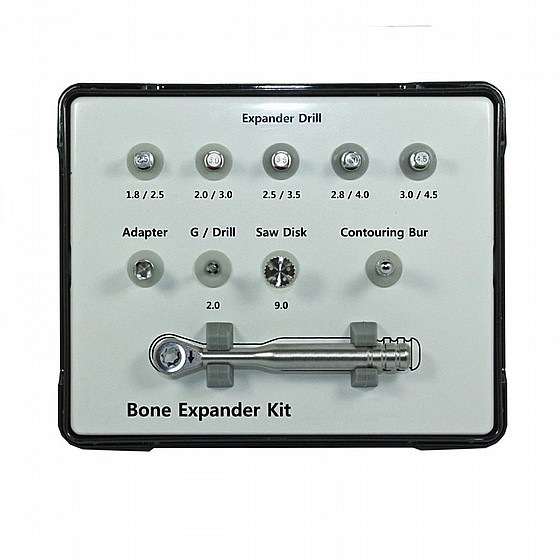 ���� ������ ������ ��� DSI Bone Expander Narrow Ridge Split Drills Kit 