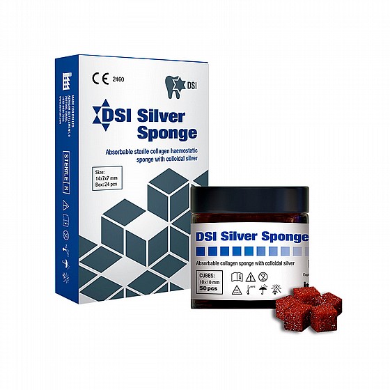 ���� ����� ������ ���� ����� DSI Sterile Gelatine Hemostatic Silver Sponge