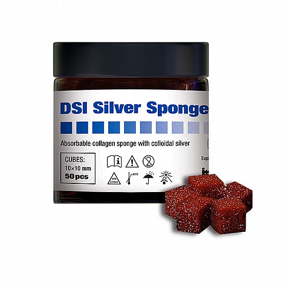 ���� ����� ������ ���� ����� DSI Sterile Gelatine Hemostatic Silver Sponge