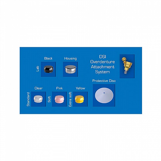 �� ��� ��� ������ 30 ����� DSI Angulated Ball Attachment Silicone Inserts Set 30� FDA