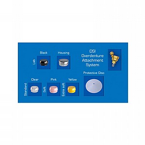 �� ��� ��� ������ 30 ����� DSI Angulated Ball Attachment Silicone Inserts Set 30� FDA