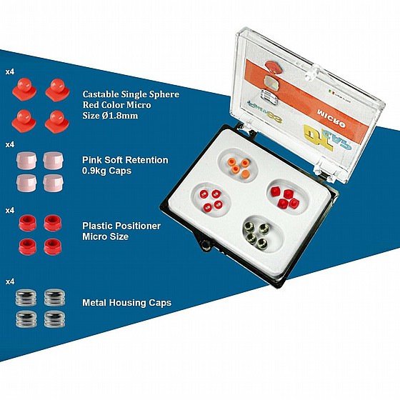 �� �������� ������ ����� ������ ����� ������� Rhein83 OT Cap Micro Castable Spherical Attachment Kit