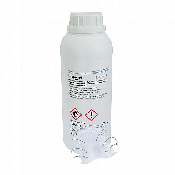 ���� ��������� (������) Dentaurum Orthocryl Orthodontic Clear Acryl Liquid 1000ml