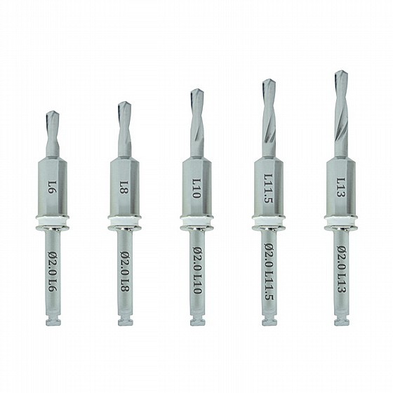 ���� ����� ������� �� ����� ?2.0 �"� + ����� ���� ������� DSI External Irrigation Stopper Drill + Surgical Guide Sleeve