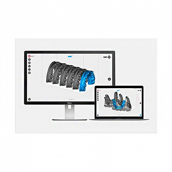 ����� ���-���� MoonLite 3D Printer Implant Prosthetic DLP Crown Bridge Model Resin Cast