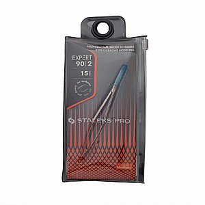 ����� ������� ����� 15��  STALEKS PRO MICRO SCISSORS FOR EYEBROWS EXPERT 90