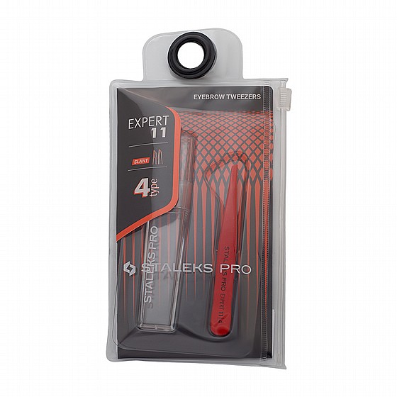 ������ ����� STALEKS PRO TWEEZERS FOR EYEBROWS EXPERT TE-11/4 