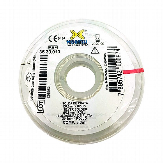 ��� ����� ��� ����� 5� Morelli Silver Solder Roll 