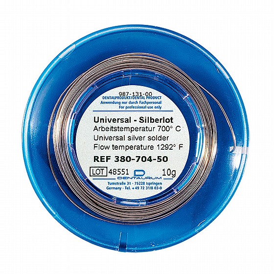 ��� ����� ��� ����� 10 ��� Dentaurum Silver Solder Roll 