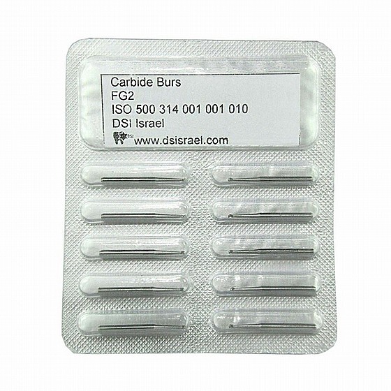 ����� ����� FG2 ������, ?1.0 �"� DSI High Speed Round Carbide Burs Bits 