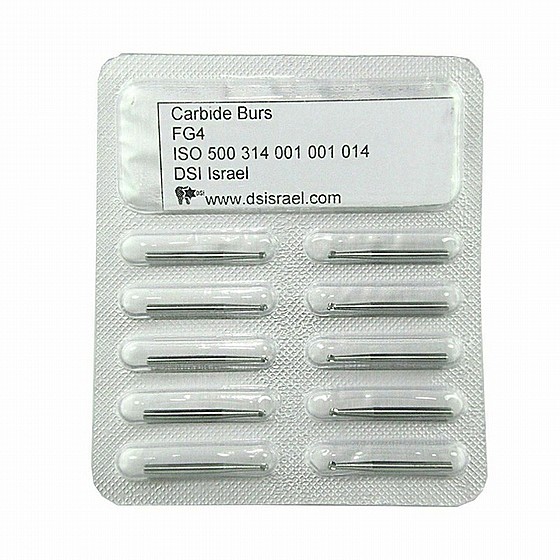 ����� ����� FG4 ������, ?1.4 �"� DSI High Speed Round Carbide Burs Bits 