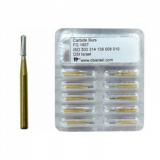 ����� ����� FG1957 ����� �����, ?1.0 �"� DSI Crown Cutter Transmetal Tungsten Carbide Burs