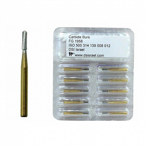 ����� ����� FG1958 ����� �����, ?1.2 �"� DSI Crown Cutter Transmetal Carbide Burs