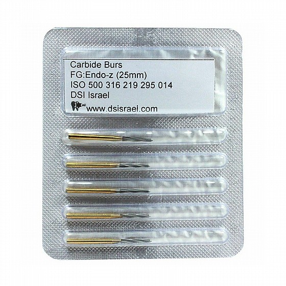 ����� ����� FG:Endo-z �����������, 25 �"� DSI Endodontic Safe End Tip Carbide Cutter Burs