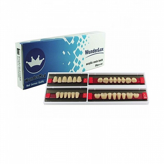 ������ ������ ������, 28 ��, ���� Wunderlux Artificial Acrylic Teeth A3.5