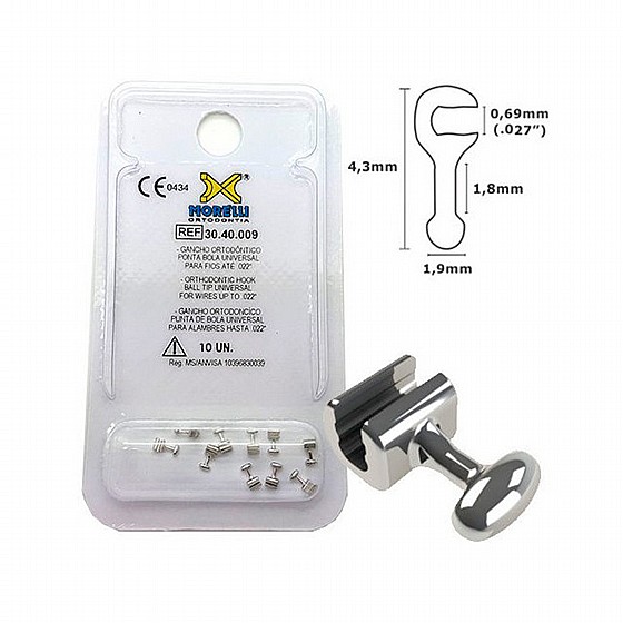 ���� ����� ����� 10�� Morelli Crimpable split Hooks Straight