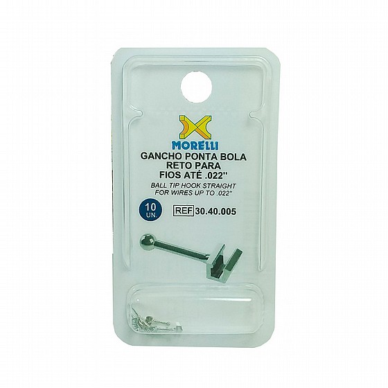 ���� ����� ������ 10�� Morelli Crimpable split Hooks Straight
