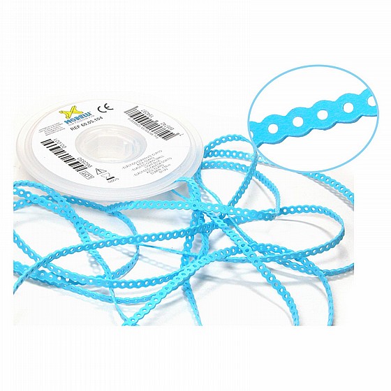 ����� ������ ���� ���� 1.5�  Morelli Elastic Power Chain Baby Blue