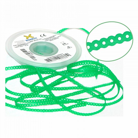 ����� ������ ���� ������ ���� 1.5�  Morelli Elastic Power Chain Crystal Green