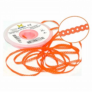 ����� ������ ���� ������ ���� 1.5�  Morelli Elastic Power Chain Crystal Orange