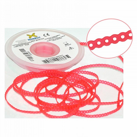 ����� ������ ���� ������ ���� 1.5�  Morelli Elastic Power Chain Crystal Red