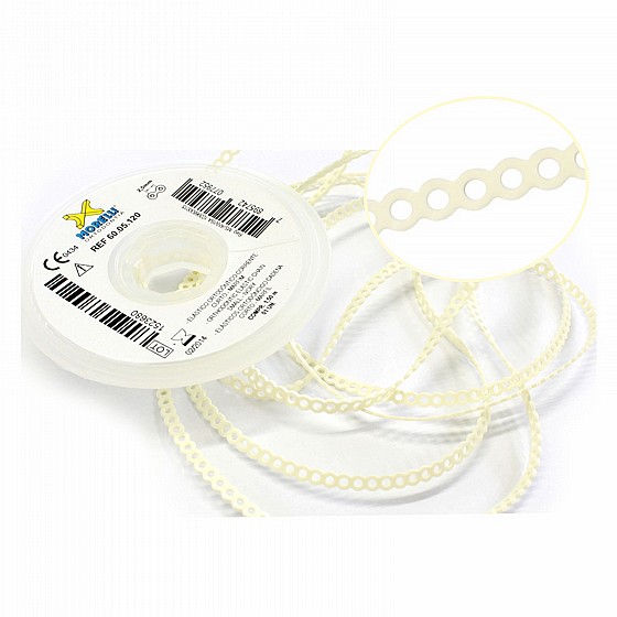 ����� ������ ���� ���� 1.5�  Morelli Elastic Power Chain Ivory