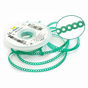 ����� ������ ���� ����� ���� 1.5� Morelli Elastic Power Chain Pearl Green 	