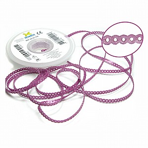 ����� ������ ���� ����� ���� 1.5� Morelli Elastic Power Chain Pearl Rose 	
