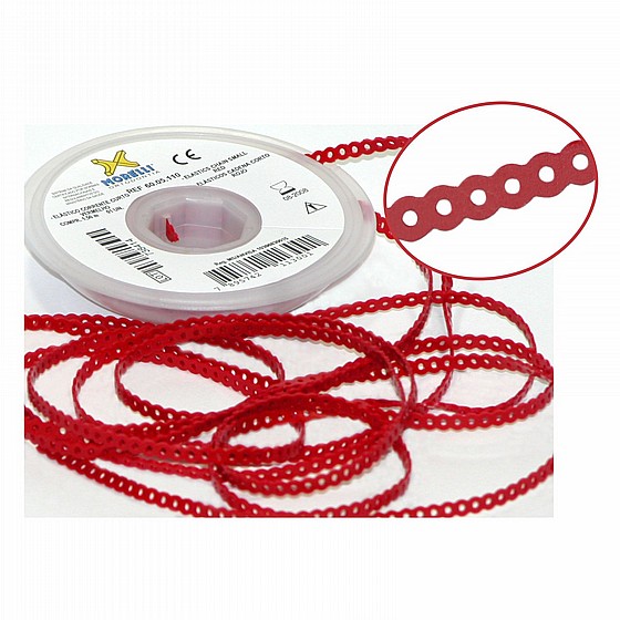 ����� ������ ���� ���� 1.5� Morelli Elastic Power Chain Red 	
