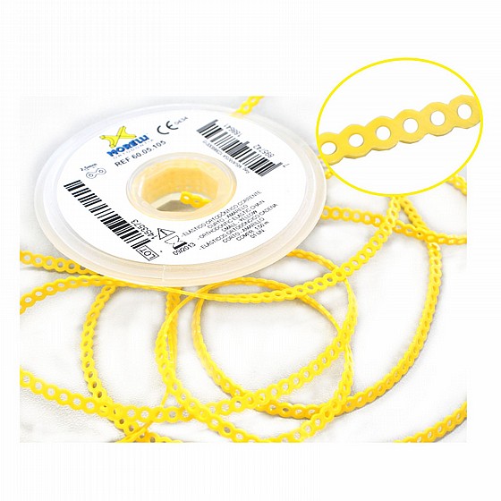 ����� ������ ���� ���� 1.5� Morelli Elastic Power Chain Yellow